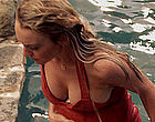 Lindsay Lohan cthru lingerie & wet cleavage nude clips