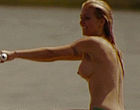 Willa Ford water skiing topless & ass nude clips