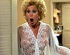 Leslie Easterbrook see-through robe shows tits nude clips