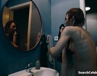 Katharina Schuttler showing left boob in bathroom nude clips