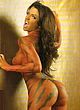 Vida Guerra nude & body art posing shots pics