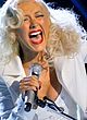Christina Aguilera at grammy show concert pics pics
