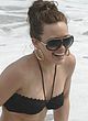 Hilary Duff paparazzi black bikini photos pics