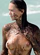 Lucy Clarkson on a beach naked photos pics