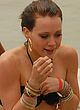 Hilary Duff paparazzi wet bikini photos pics
