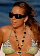Mariah Carey exposed breasts in bikini pics