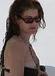 Debra Messing paparazzi nipslip & bikini pix pics