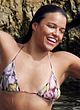 Michelle Rodriguez in seethru & bikini photos pics