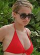 Nicole Richie sunbathes pregnant in bikini pics