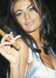 Carmen Electra smoking a cigar & more pics