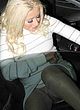 Christina Aguilera upskirt it the car pap-zzi pix pics