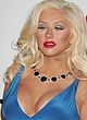 Christina Aguilera pregnant showing big cleavage pics