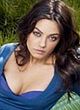 Mila Kunis stripping in lacy lingerie pics