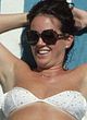 Sheree Murphy caught in wet white bikini pics