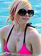 Avril Lavigne paparazzi wet bikini shots pics