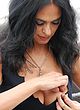 Maria Grazia Cucinotta public cleavage pics