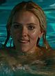 Scarlett Johansson naked pics - nude in a pool & lingerie caps
