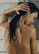 Odette Yustman wet and skin in unborn pics