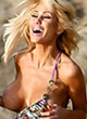 Shauna Sand topless on the beach pics