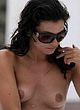 Francesca Kingdon naked pics - caught sunbathing topless