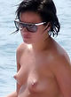 Lily Allen naked pics - sunbathes topless on a yacht