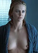 Charlize Theron naked pics - sunbathes topless in thong