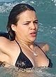 Michelle Rodriguez paparazzi wet bikini shots pics