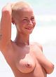 Amber Rose posing completely naked pics