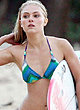 AnnaSophia Robb in bikini with surfboard pics