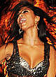 Nicole Scherzinger legs and cleavage on the stage pics