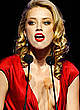 Amber Heard in red dress @ awards ceremony pics