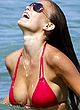Bar Refaeli flashes hard teats in bikini pics