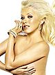 Christina Aguilera hold her massive bare tits pics