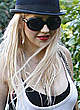 Christina Aguilera cleavage paparazzi shots pics