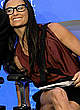 Demi Moore shows her legs at tv show pics