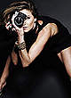 Lisa Snowdon posing with camera photoshoot pics