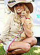 Pamela Anderson in tiny shorts walk small dogs pics