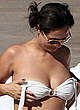 Myleene Klass in white bikini and braless pics