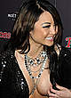 Tila Tequila shows deep cleavage at ama pics