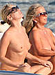 Kate Moss naked pics - tanning topless on the yacht