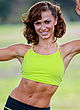 Karina Smirnoff showing off her shaped abs pics