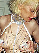 Christina Aguilera naked pics - flashes shaved pubis & tits