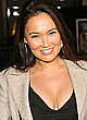 Tia Carrere cleavage at fighter premiere pics