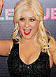 Christina Aguilera cleavage at burlesque premiere pics
