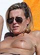Claire Chazal naked pics - sunbathing topless on a beach