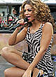Beyonce Knowles performs on the early show pics