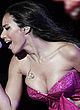 Leona Lewis showing huge cleavage pics
