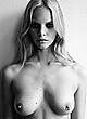 Marloes Horst black-&-white sexy and topless pics