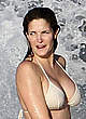 Stephanie Seymour caught in bikini on the beach pics