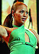 Beyonce Knowles sexy in green tight clothing pics